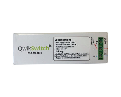 QwikSwitch 30A Relay (QS-R-S30-SPEC)